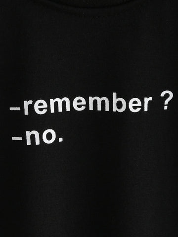Letter Print T-shirt