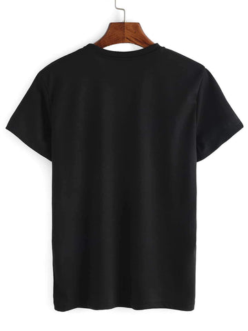Letter Print T-shirt