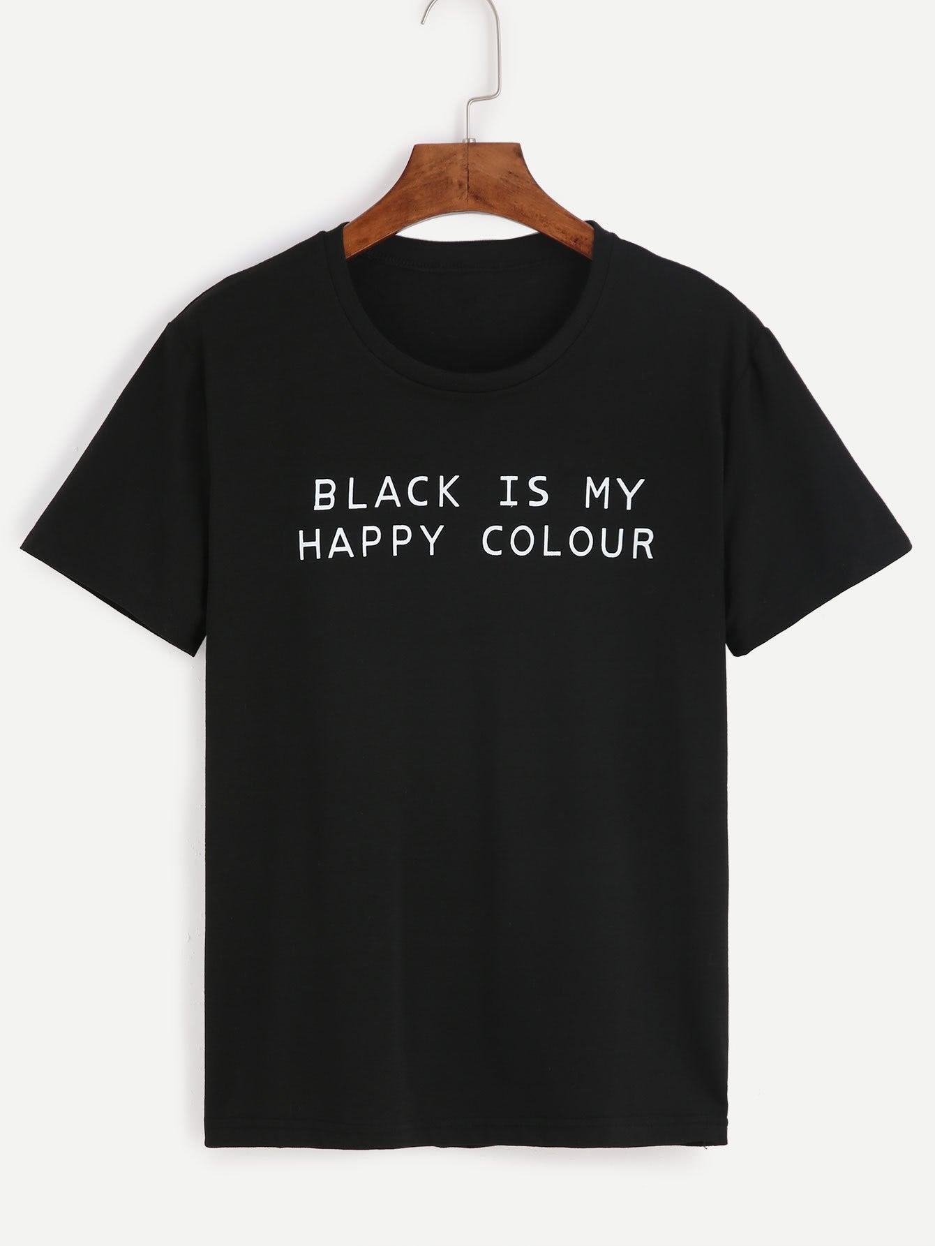 Slogan Print T-shirt