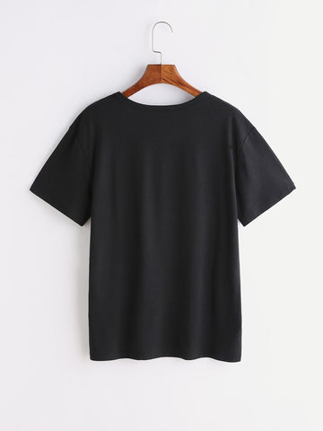 Cat Print Tee