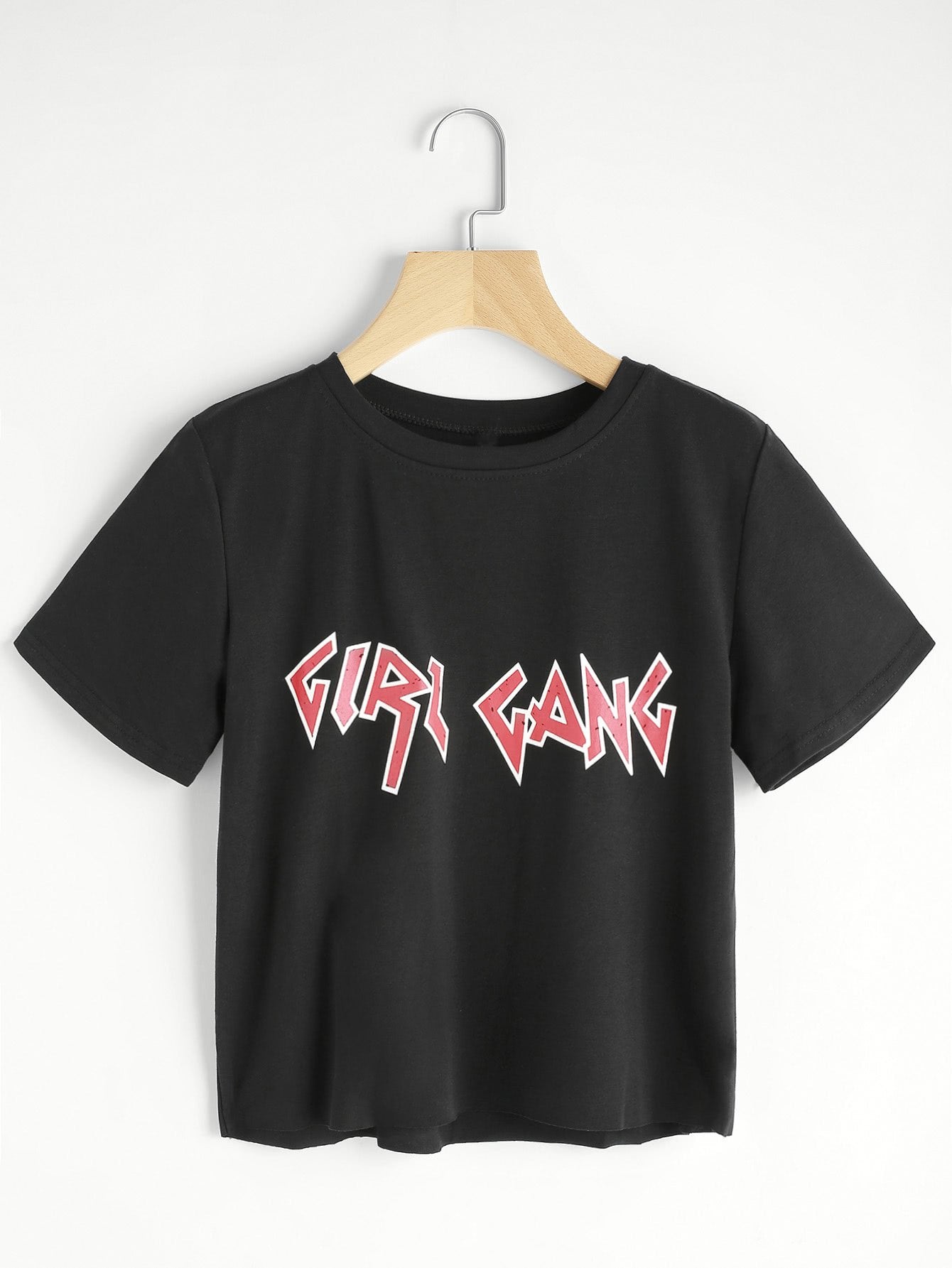 Slogan Print Tee