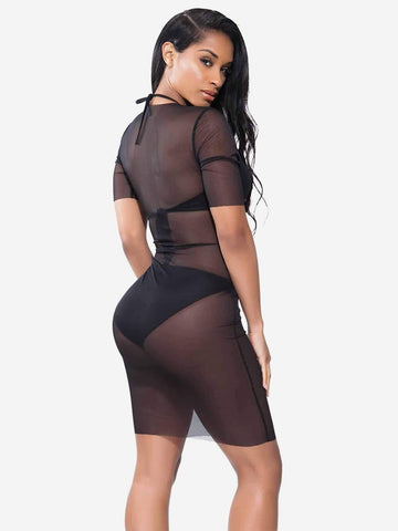 See Through Mesh Dress