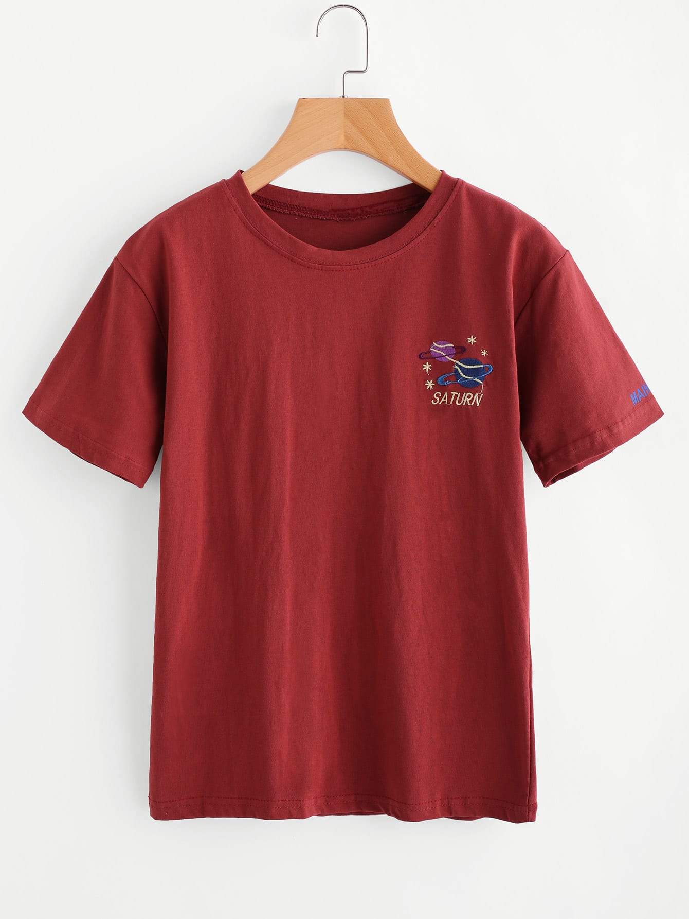 Graphic Embroidered Graphic Tee