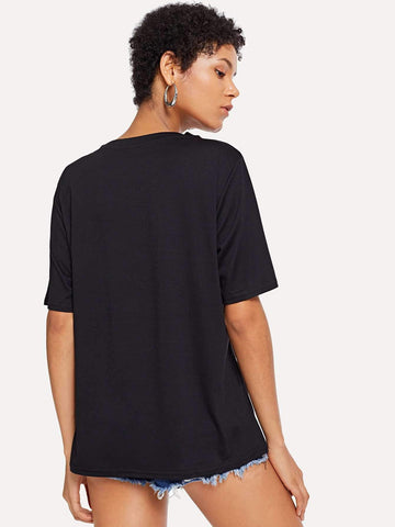 Figure Print Tee