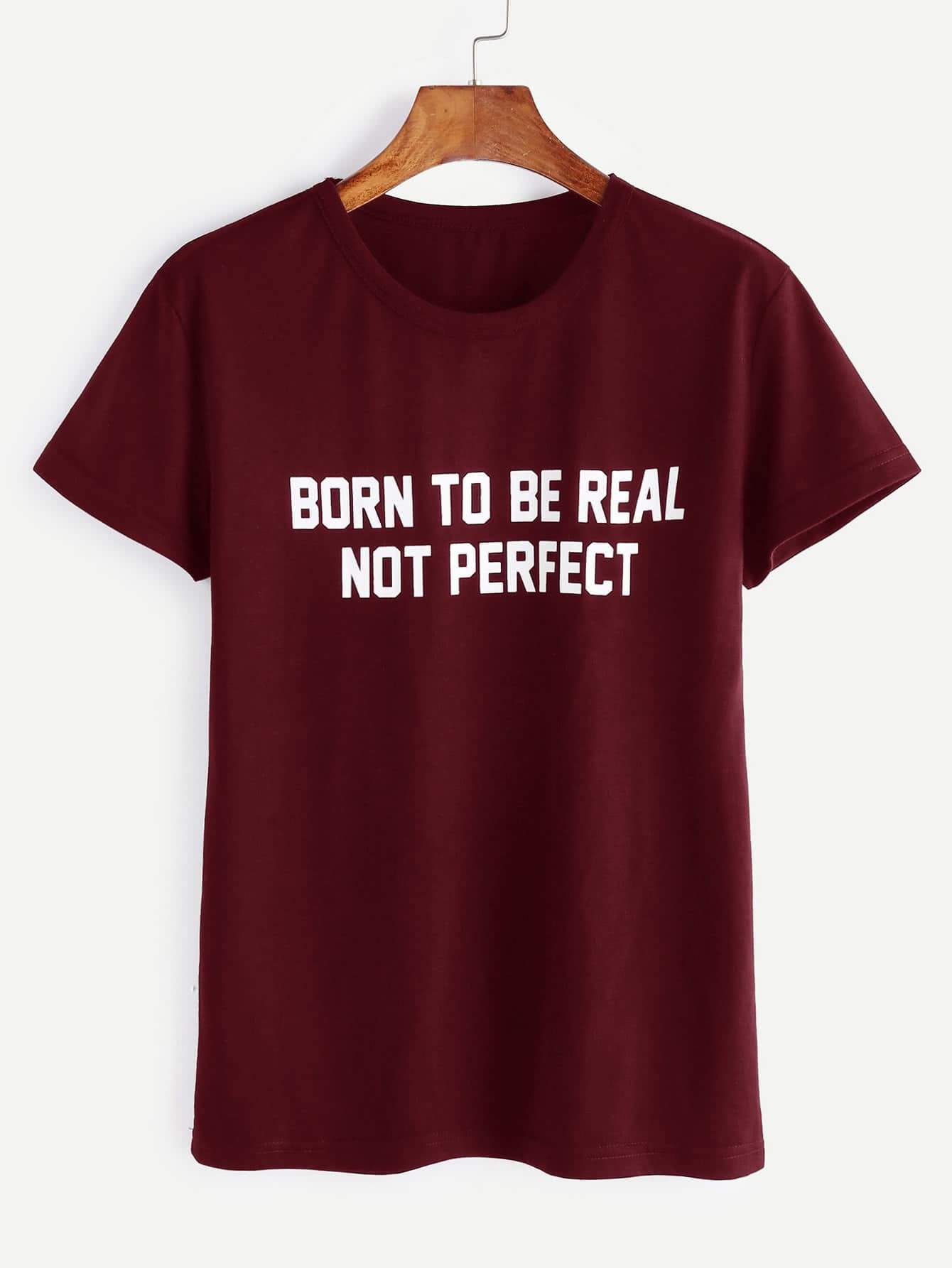 Letter Print Tee