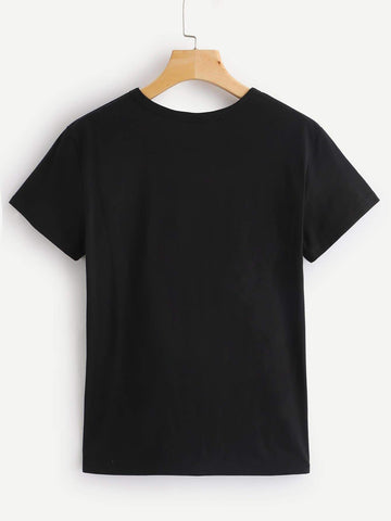 Letter Graphic Tee