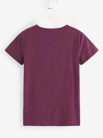 Slogan Graphic Tee