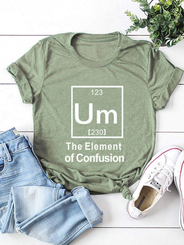 Slogan Graphic Tee