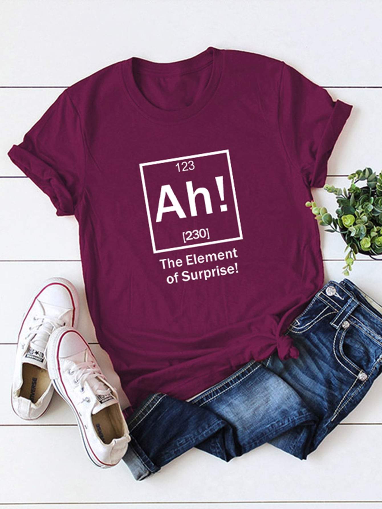 Slogan Graphic Tee