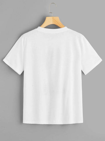 Figure Print Tee