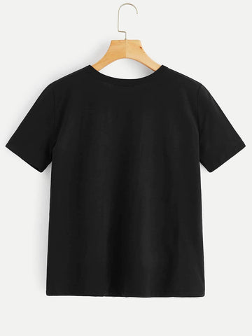 Figure Print Tee