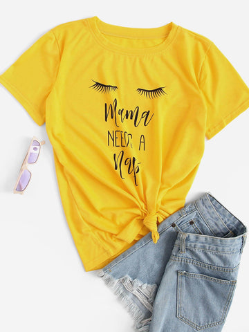 Slogan Graphic Tee