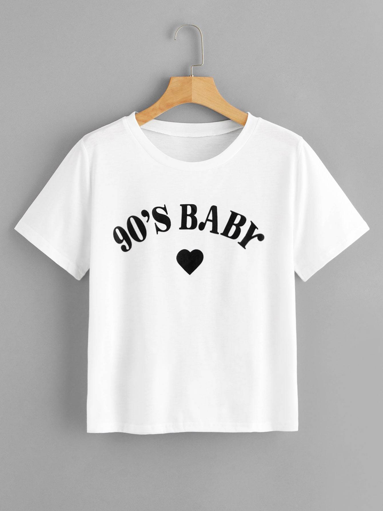 Letter Print Tee