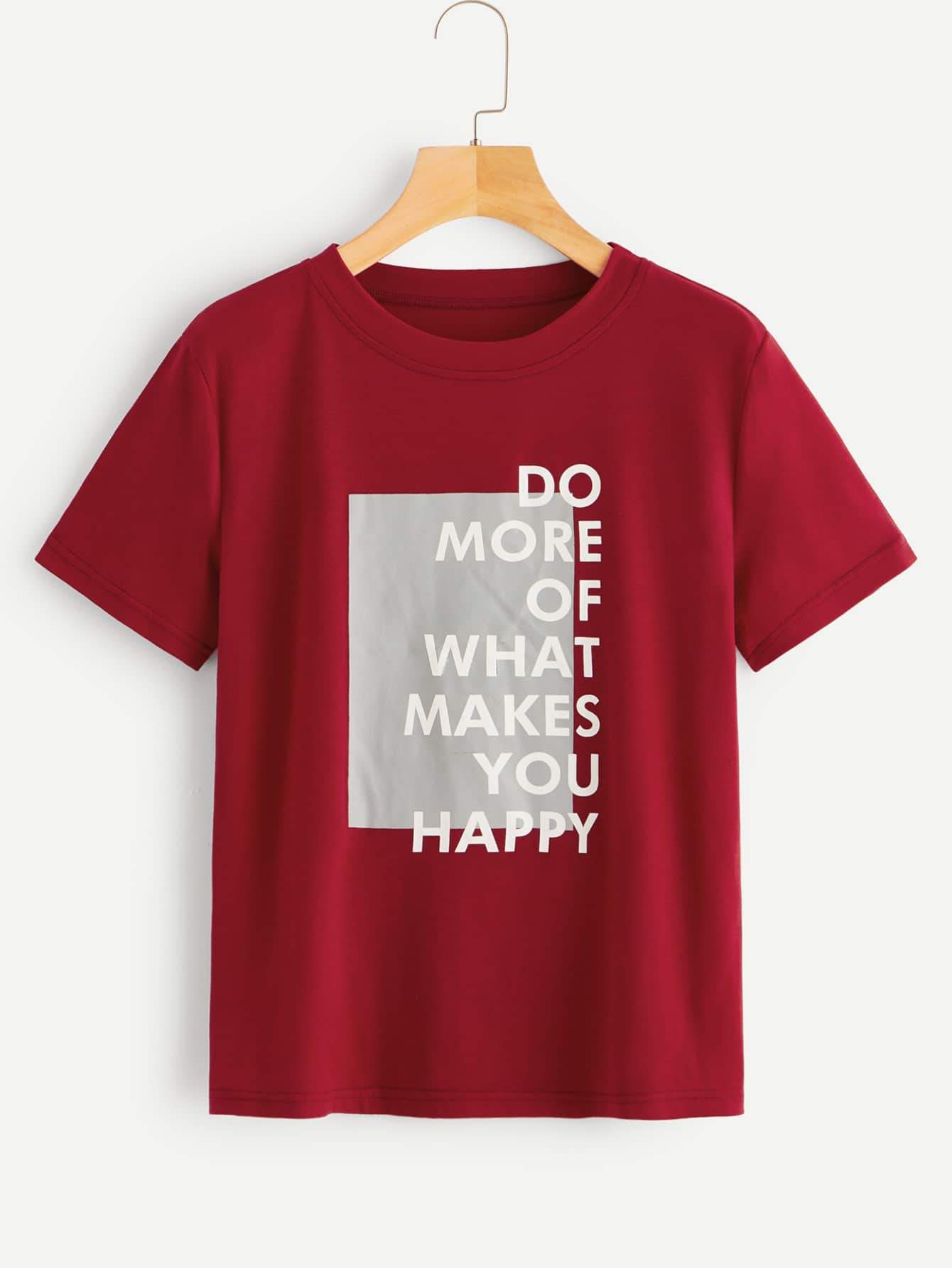 Slogan Graphic Tee