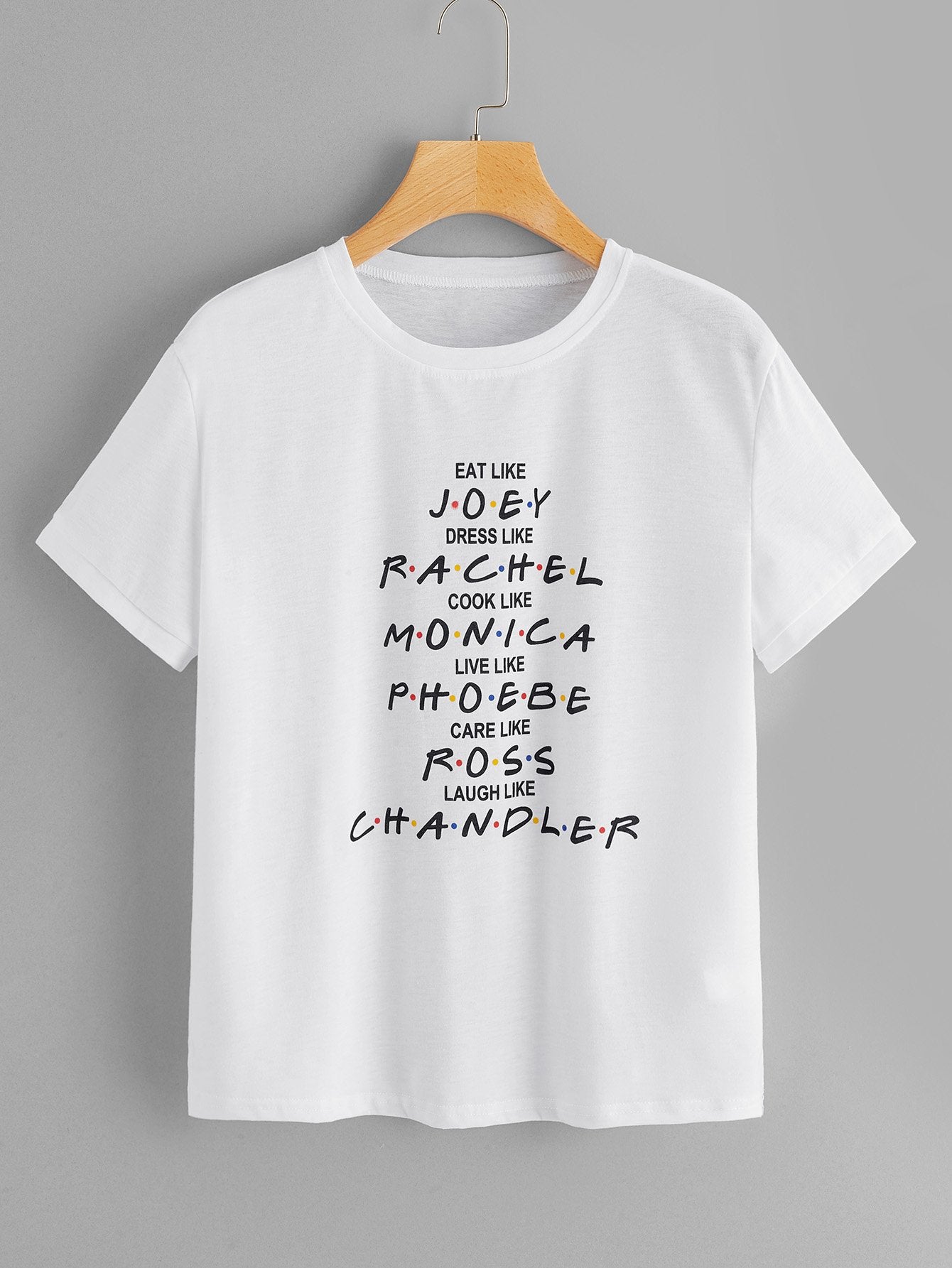 Letter Print Tee