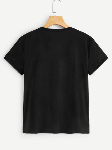 Letter Print Tee