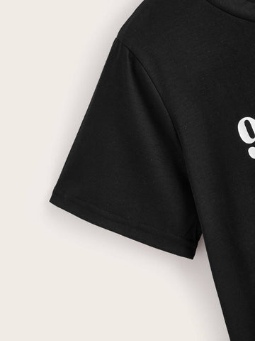 Slogan Graphic Tee