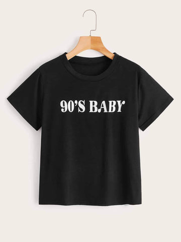 Slogan Graphic Tee