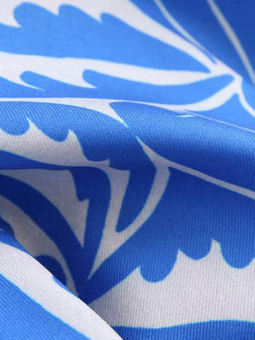 Leaf All Over Printed Dress