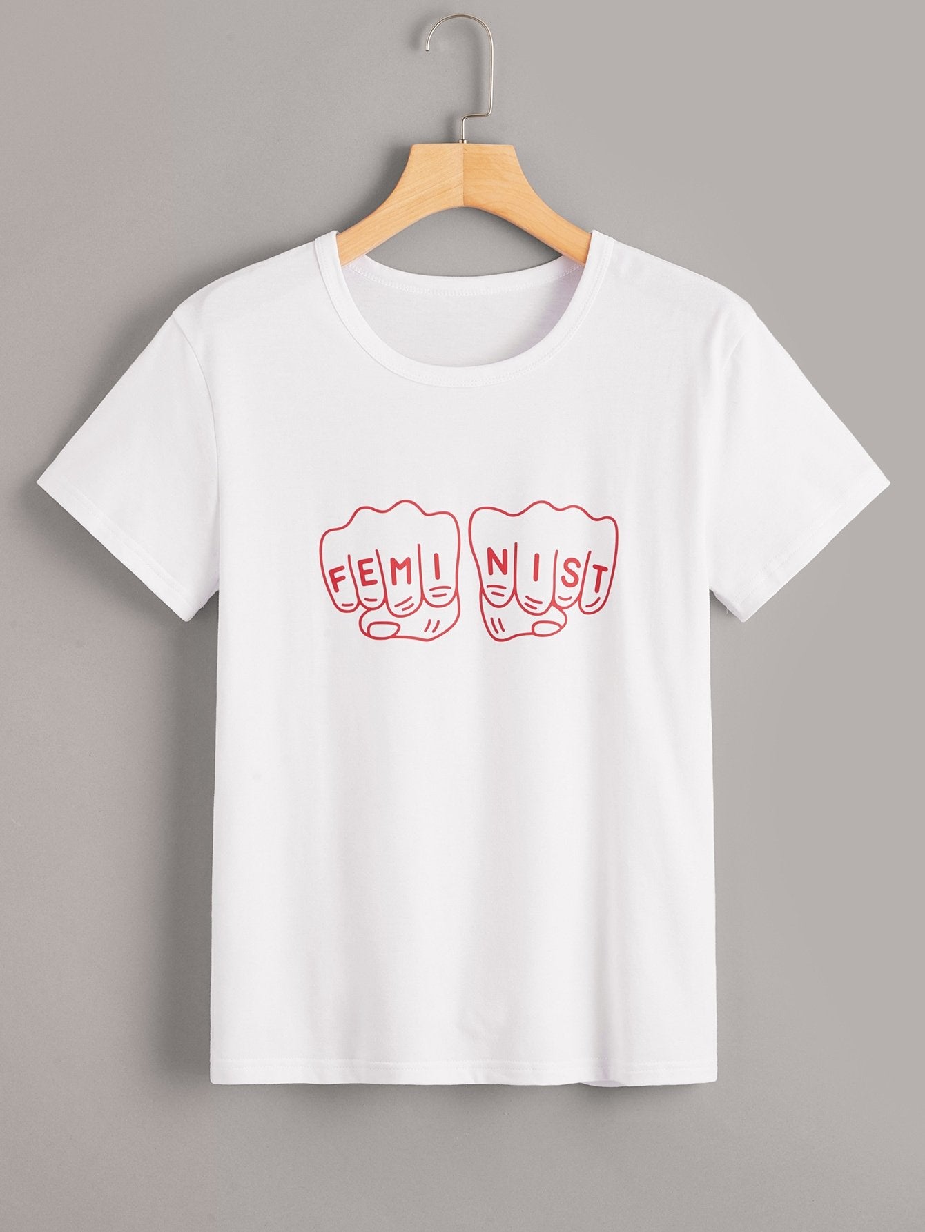 Letter Fist Print Tee