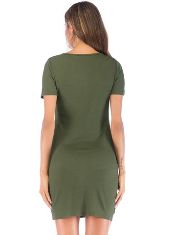 Ribbed Henley Dress