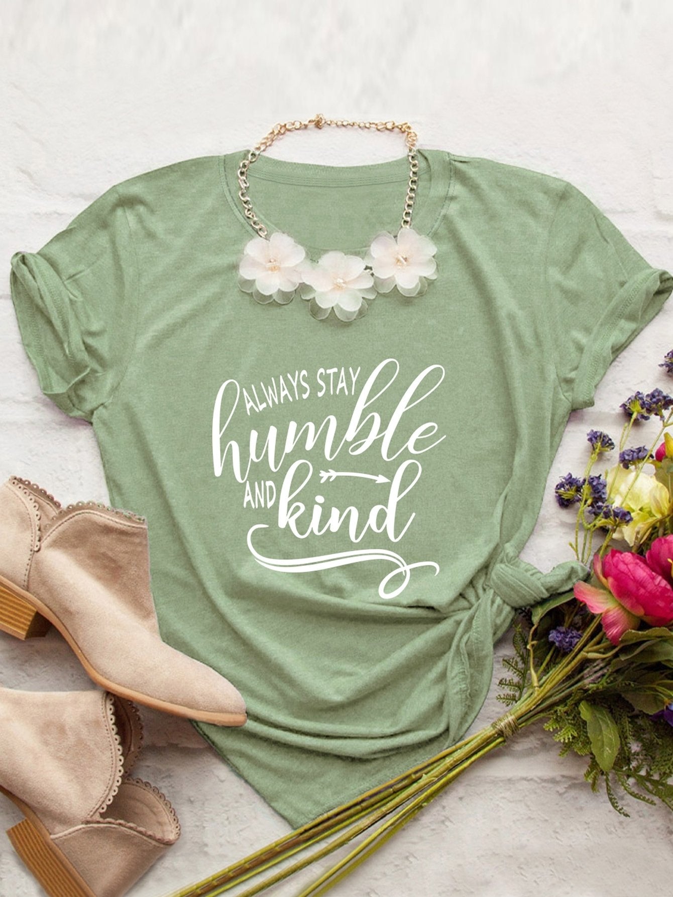Slogan Graphic Tee