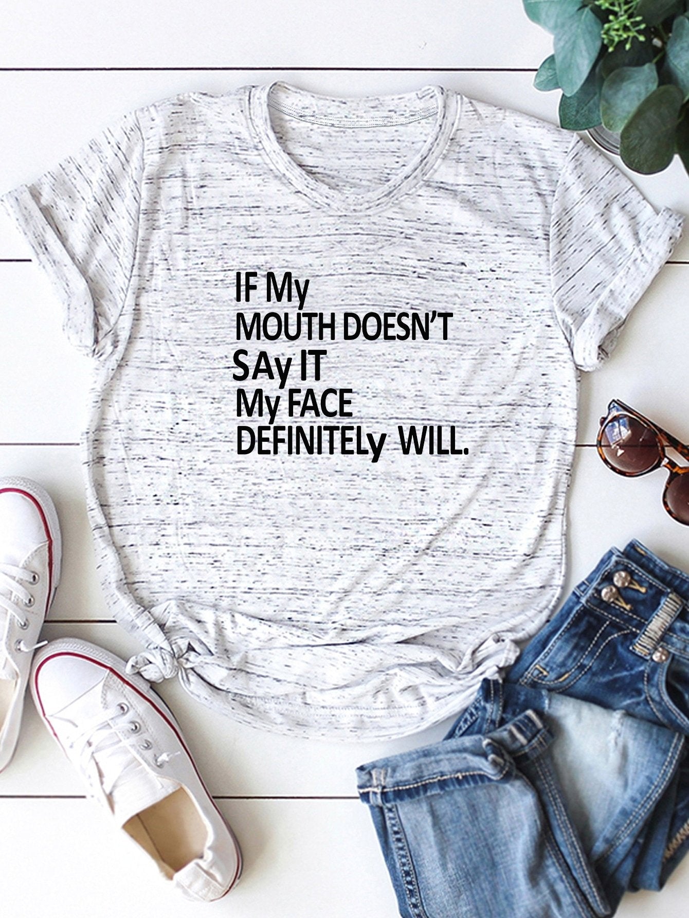 Slogan Graphic Tee