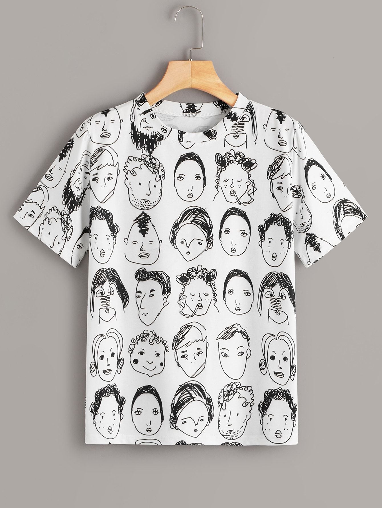 Random Figure Graphic Tee