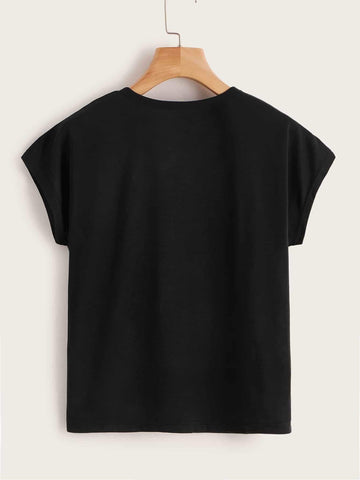 Figure Print Tee