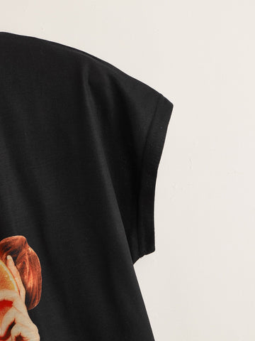 Figure Print Tee