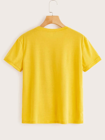Letter Print Tee