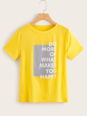 Slogan Graphic Tee