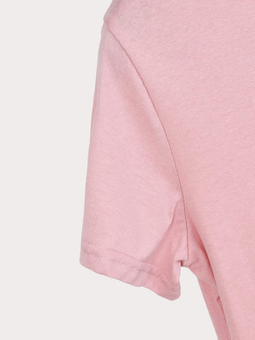 Floral & Letter Print Tee