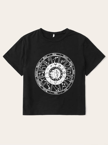 Constellation Disk Print Tee