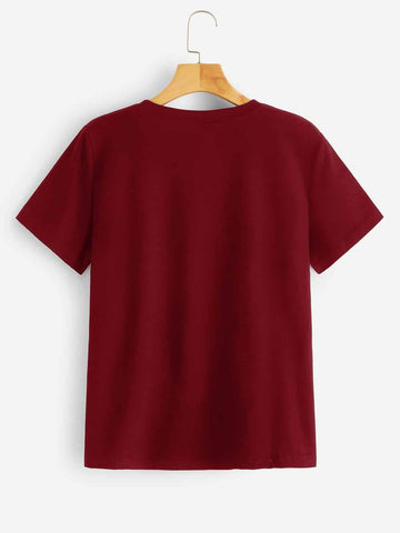 Letter Print Tee