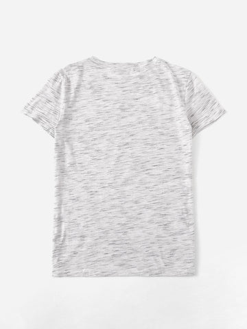 Letter & Panda Graphic Tee