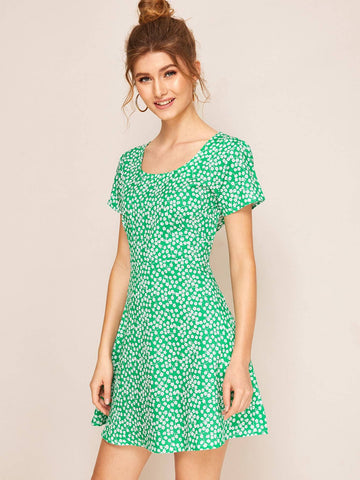 Ditsy Floral Dress