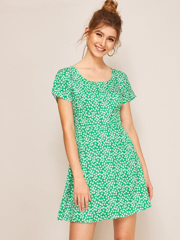 Ditsy Floral Dress