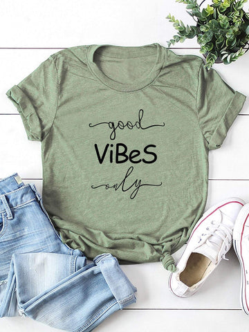 Letter Print Tee
