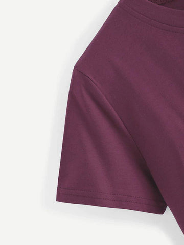 Letter Print Tee