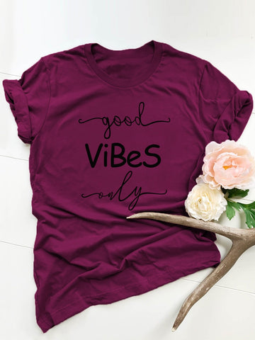 Letter Print Tee