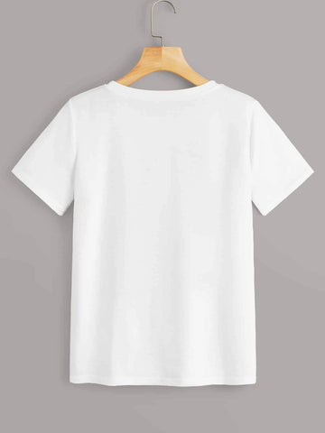 Figure Print Tee