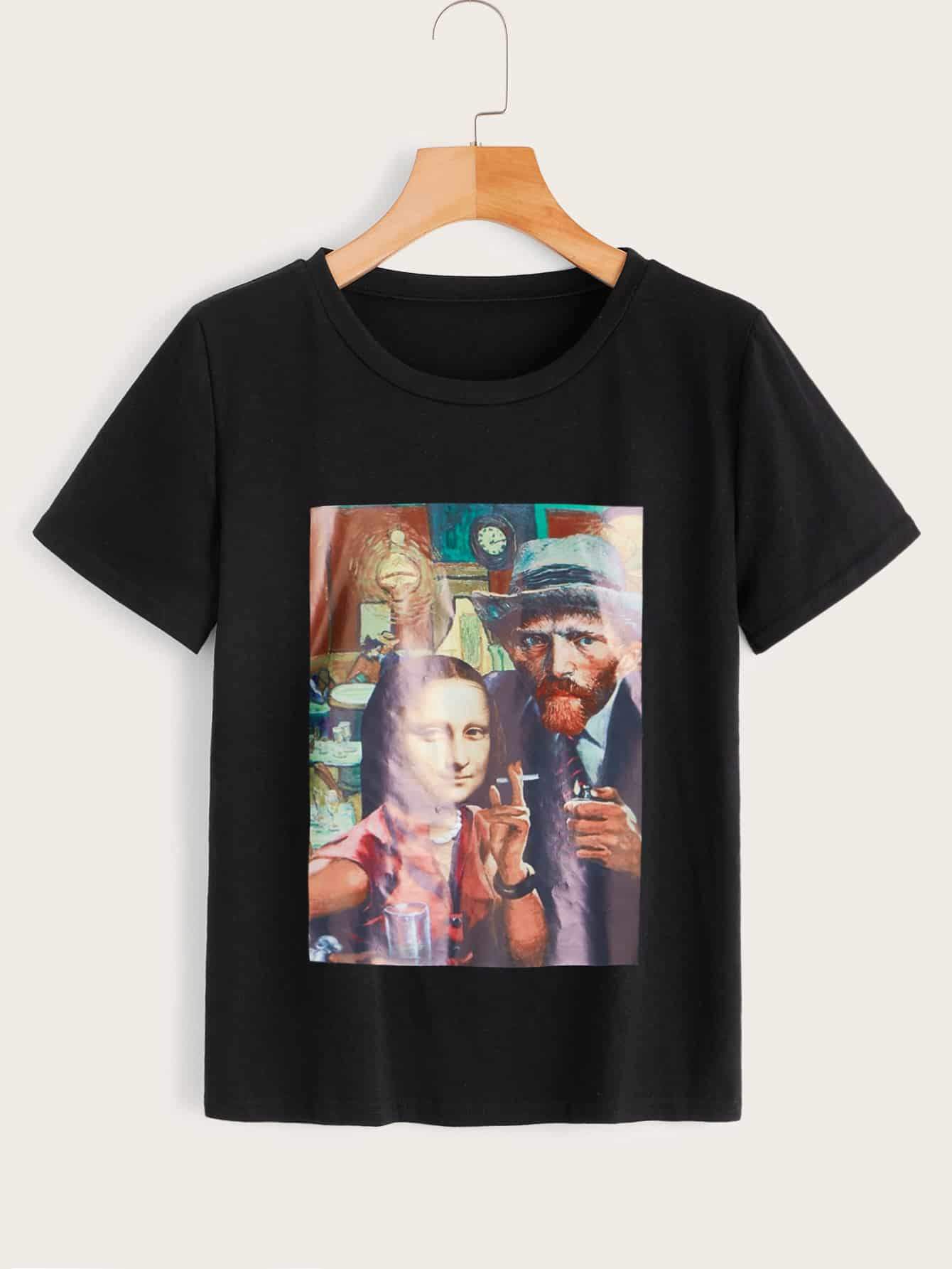 Figure Graphic Tee
