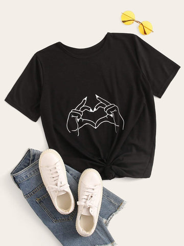 Gesture Print Tee