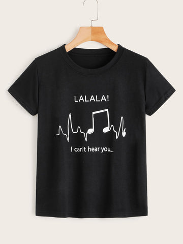 Letter Graphic Tee