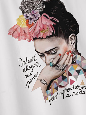 Letter And Figure Graphic Tee