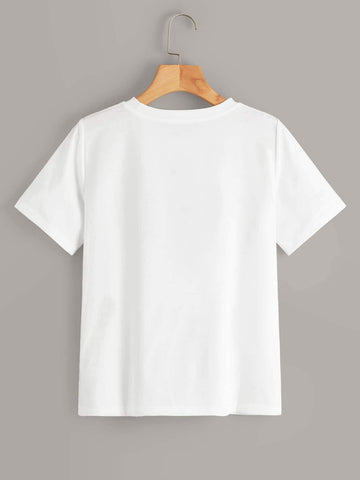 Figure Print Tee