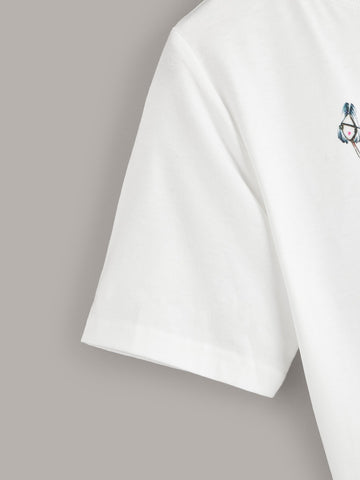 Figure Print Tee