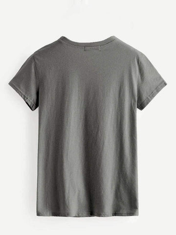 Letter Print Tee