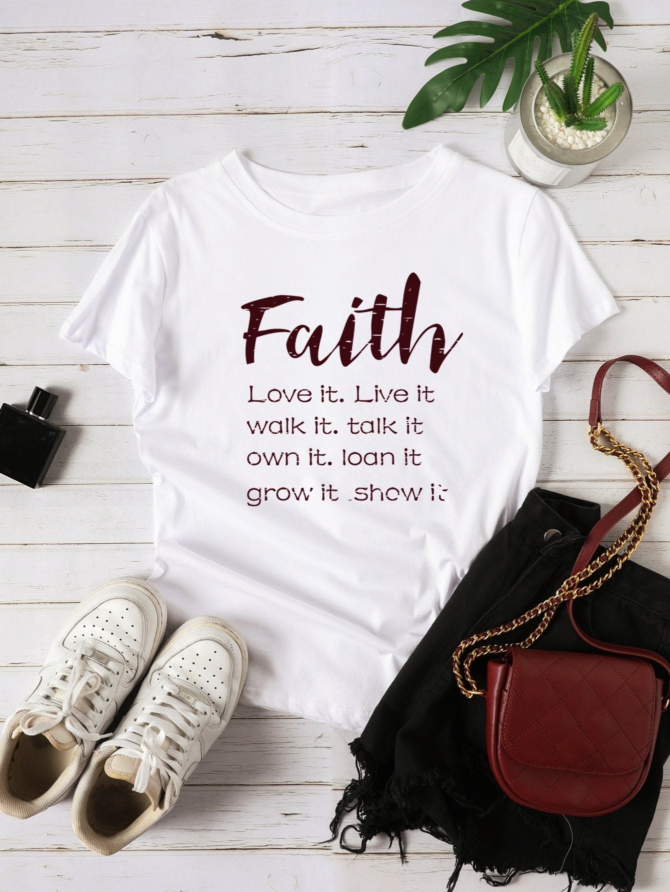 Letter Graphic Tee